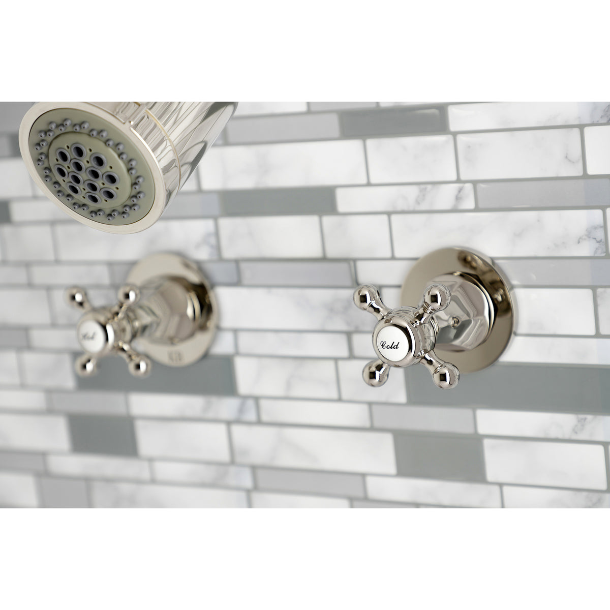 Metropolitan Two-Handle Tub and Shower Faucet