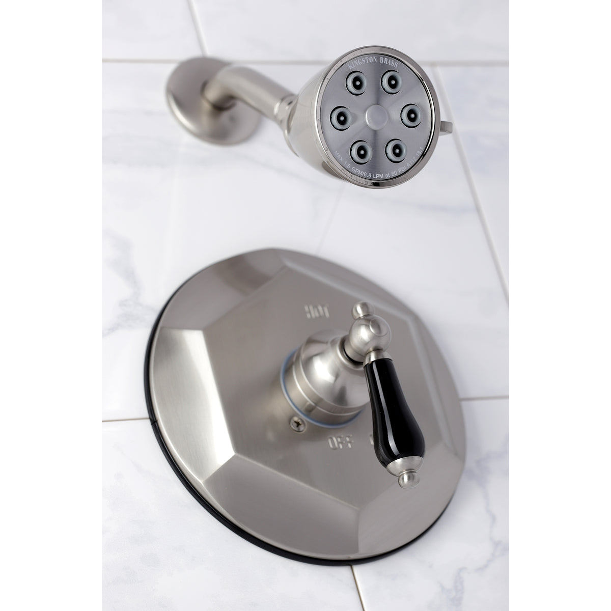 Metropolitan Onyx Shower Faucet Only with Lever Handle