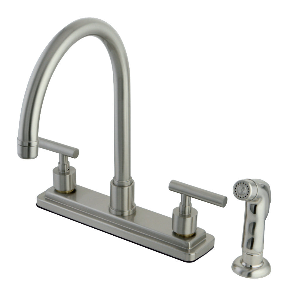 Kingston Brass KS8795CML Manhattan Centerset Kitchen Faucet