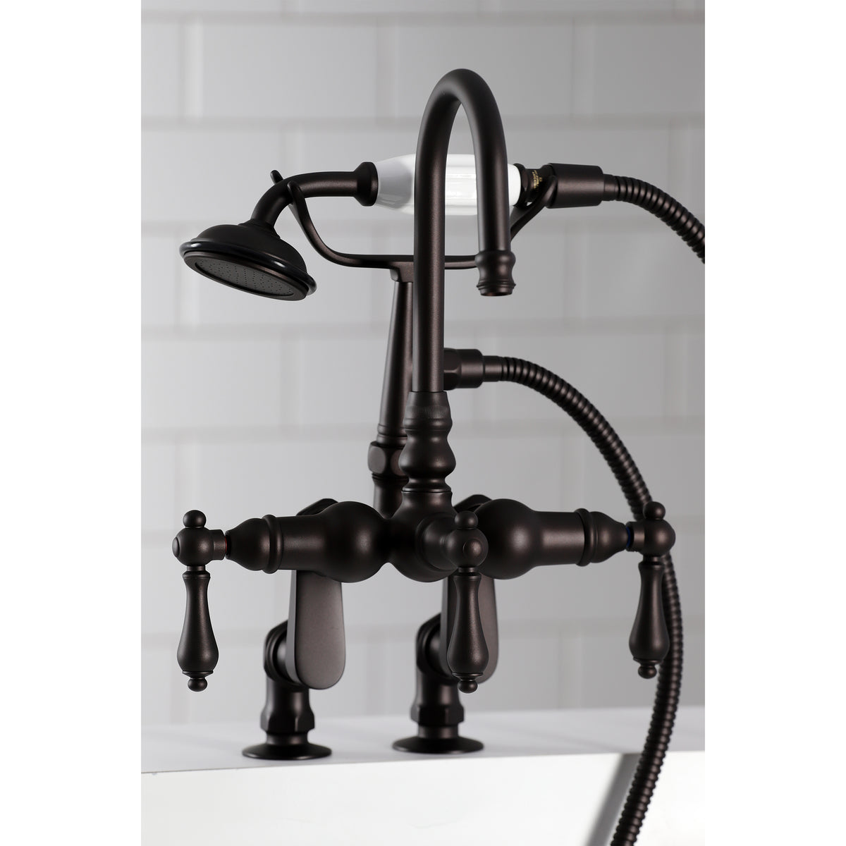 Vintage Clawfoot Tub Faucet with Hand Shower