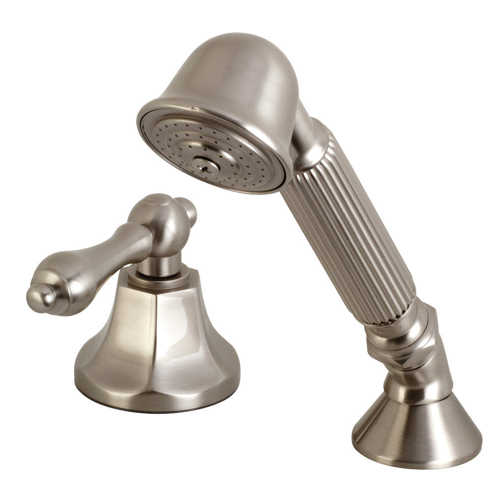 Kingston Brass Deck Mount Hand Shower with Diverter for Roman Tub Faucet