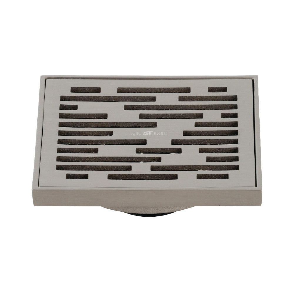Kingston Brass Watercourse Transit 4" Square Grid Shower Drain