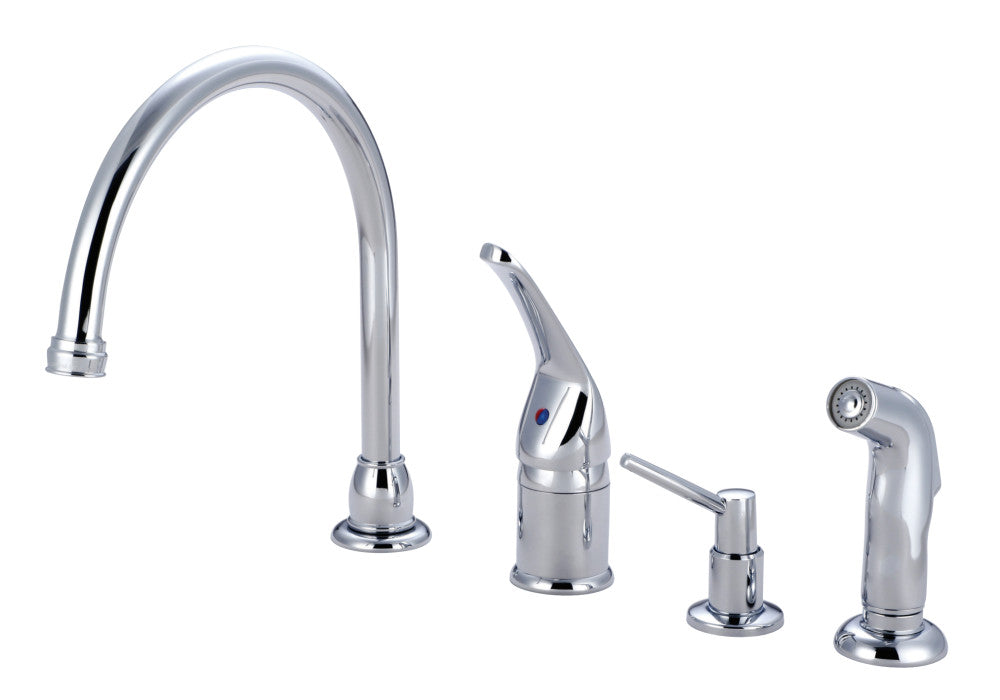 Kingston Brass KB828K8 Single-Handle Widespread Kitchen Faucet