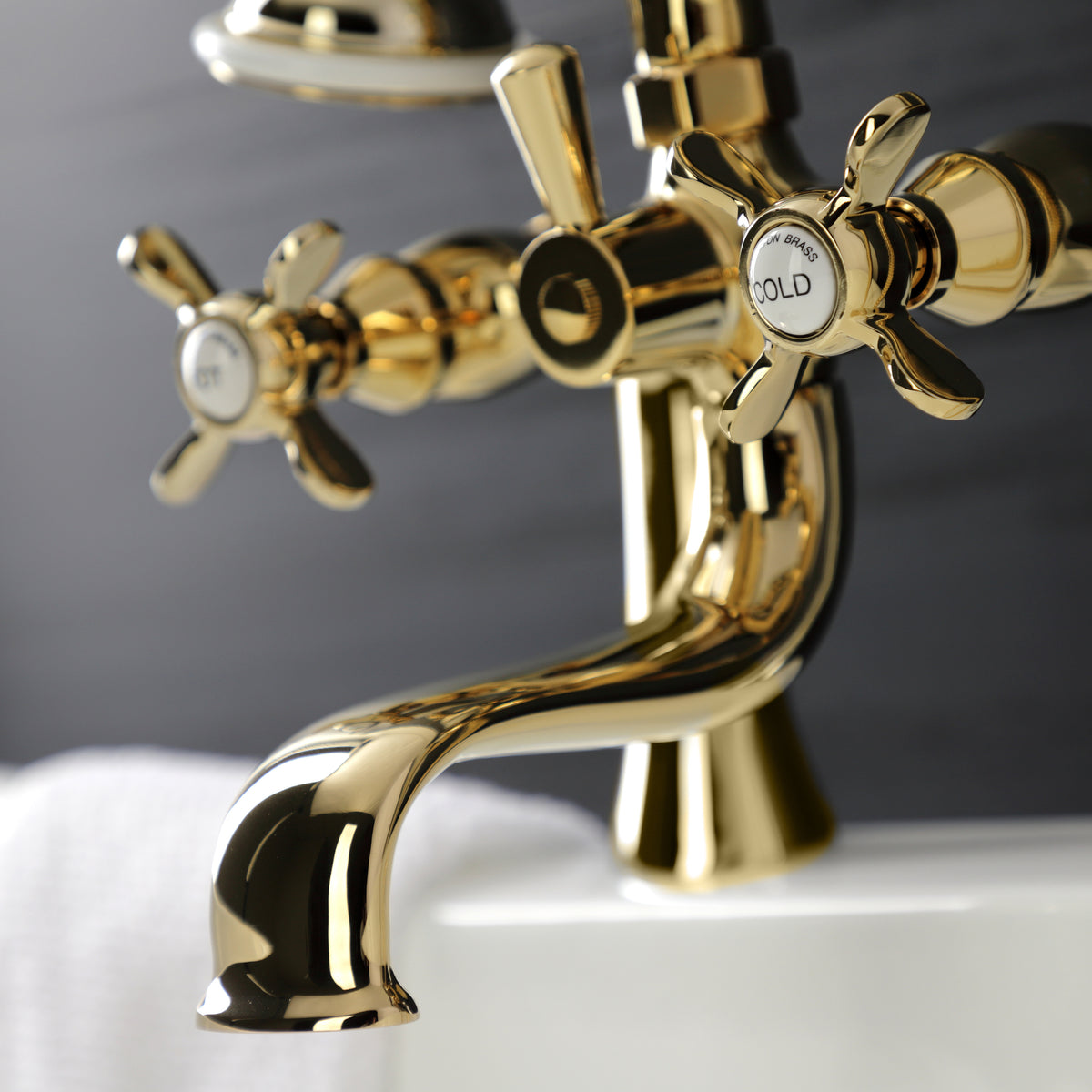 Essex Deck Mount Clawfoot Tub Faucet with Hand Shower