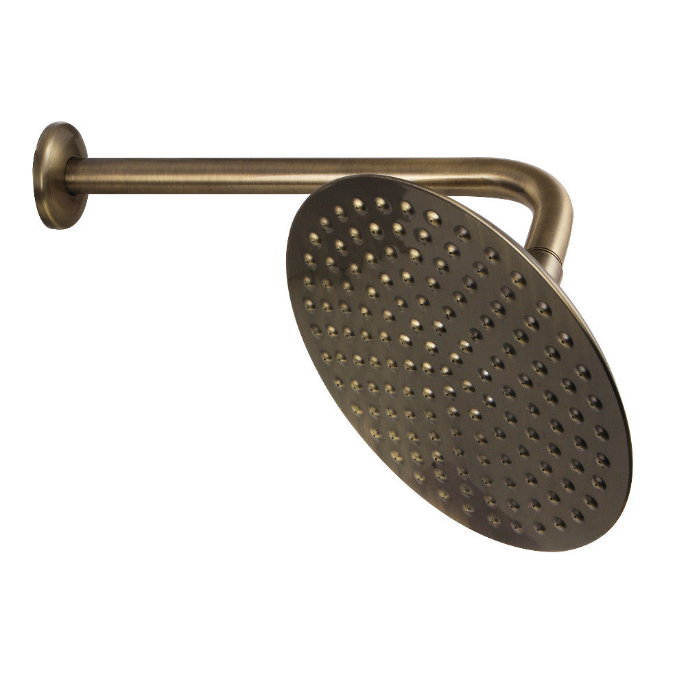 Victorian 8" Brass Shower Head with 12" Shower Arm