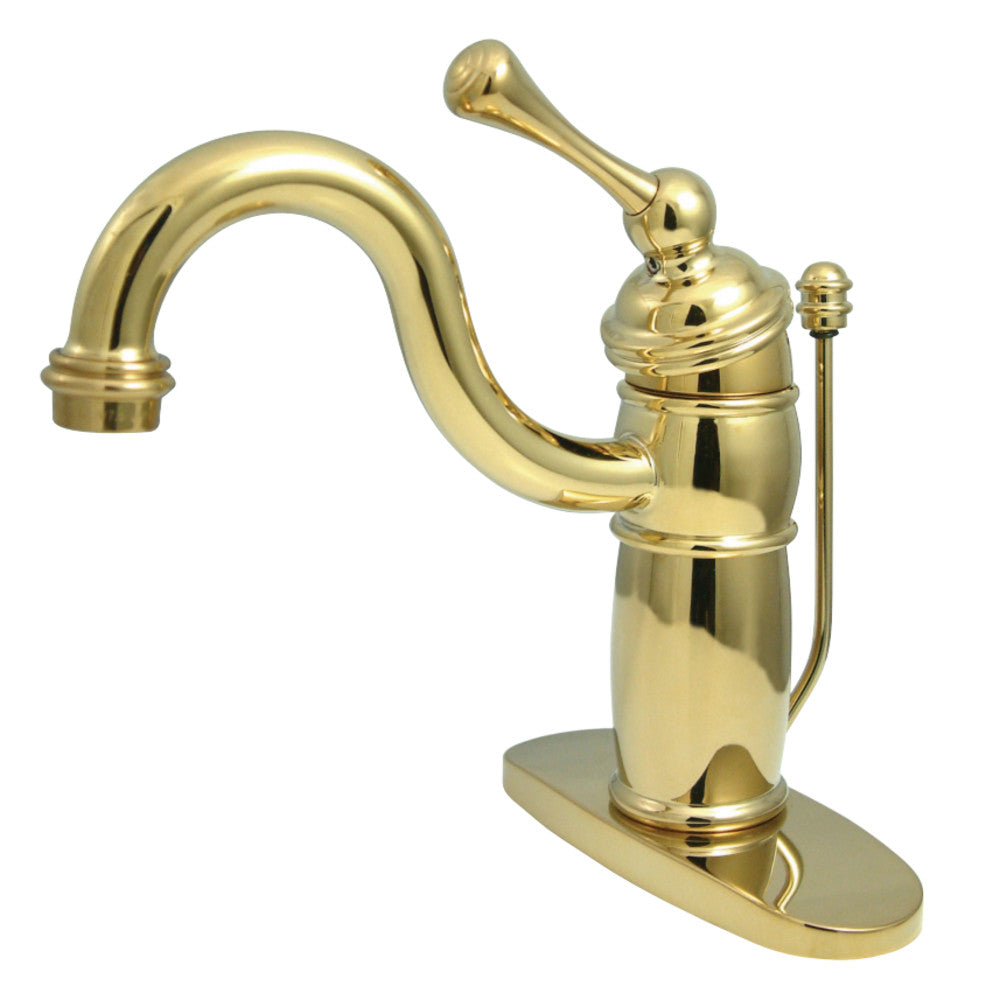 Kingston Brass KB1402BL Victorian Single-Handle Bathroom Faucet with Pop-Up Drain