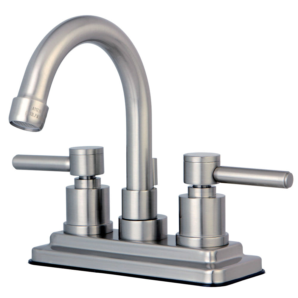 Kingston Brass KS8661DL Concord 4 in. Centerset Bathroom Faucet with Brass Pop-Up