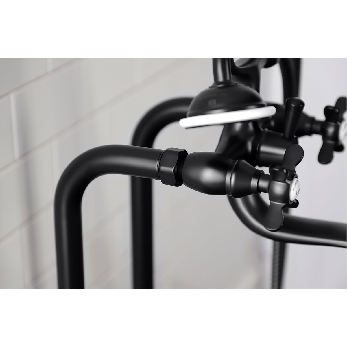Essex Freestanding Clawfoot Tub Faucet Package with Supply Line