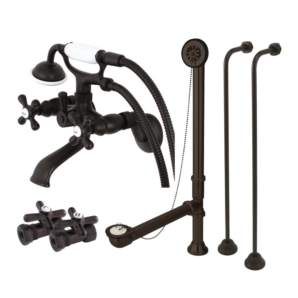Vintage Wall Mount Clawfoot Faucet Package