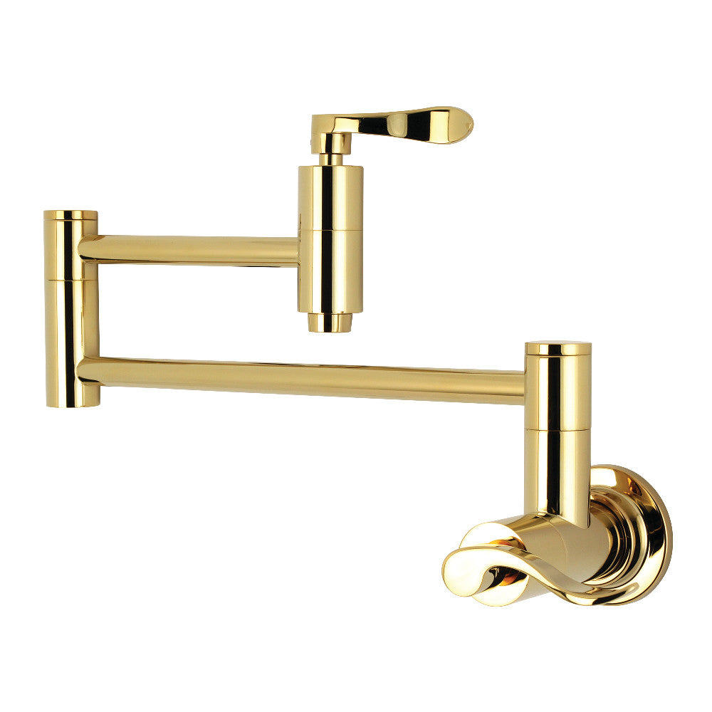 Kingston Brass KS8108DFL Wall Mount Pot Filler Kitchen Faucet