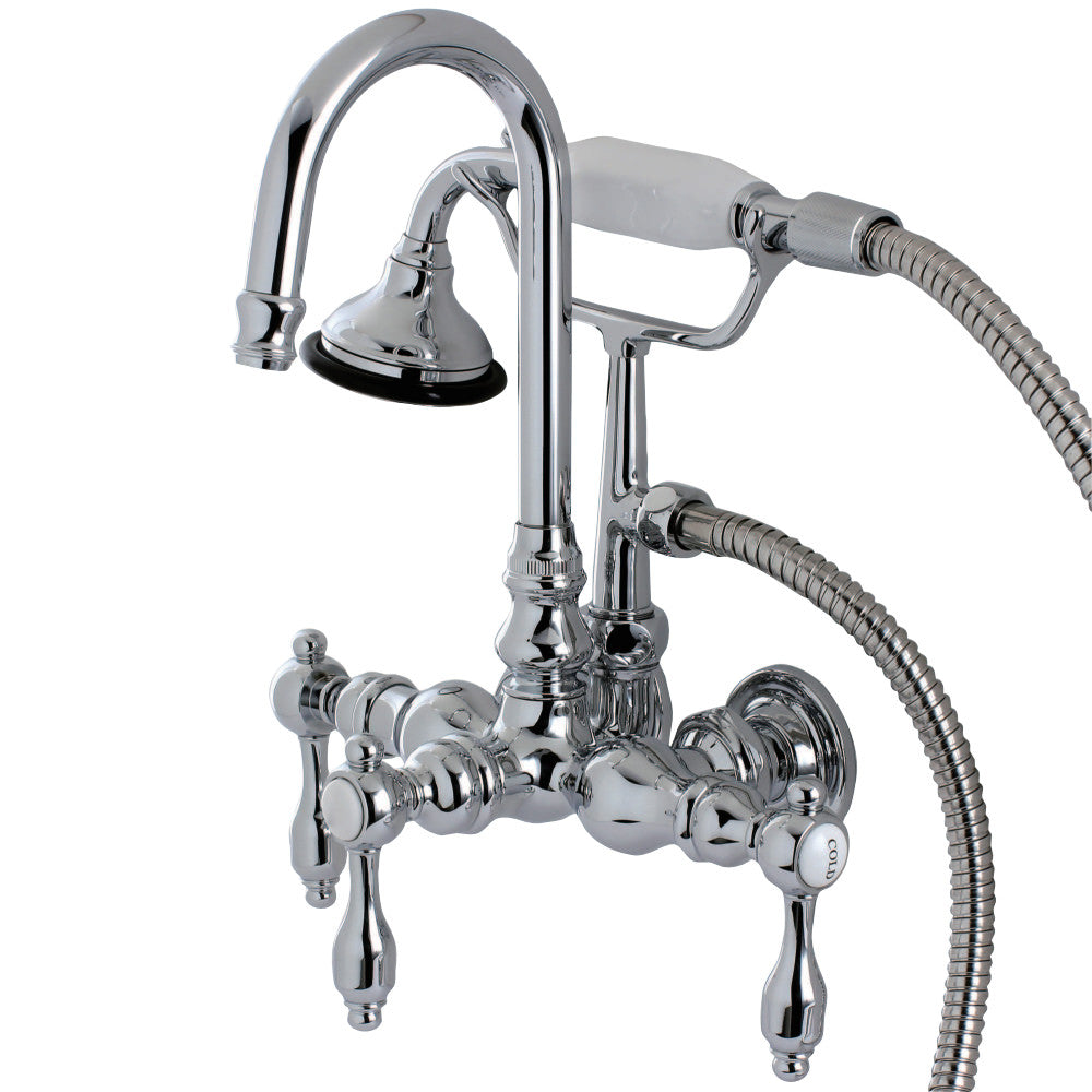 Aqua Vintage Tudor Wall Mount Clawfoot Tub Faucet