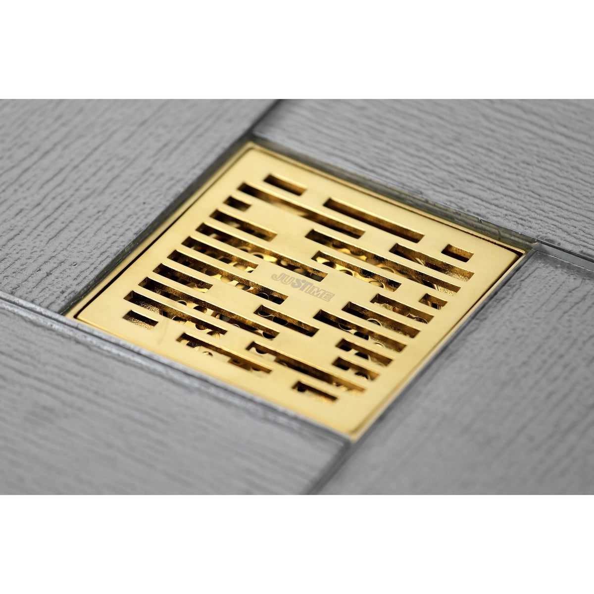 Kingston Brass Watercourse Transit 4" Square Grid Shower Drain