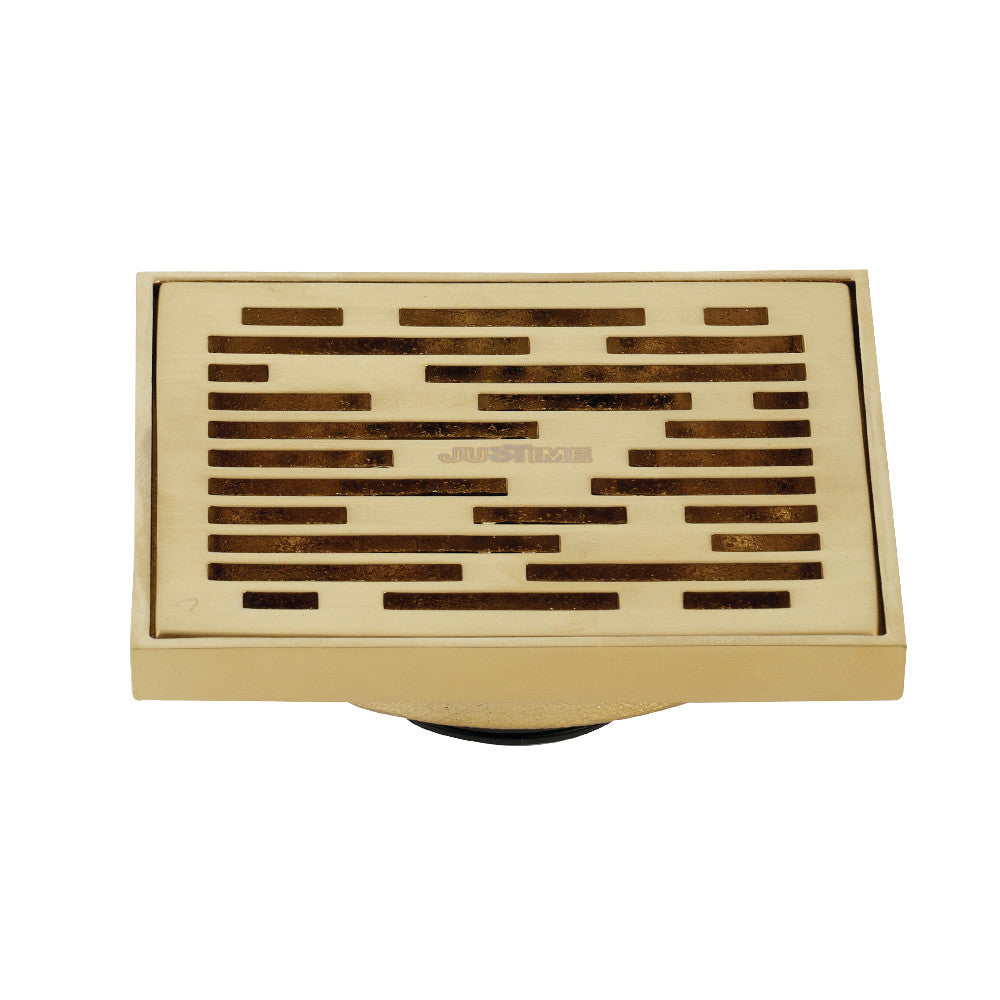 Kingston Brass Watercourse Transit 4" Square Grid Shower Drain