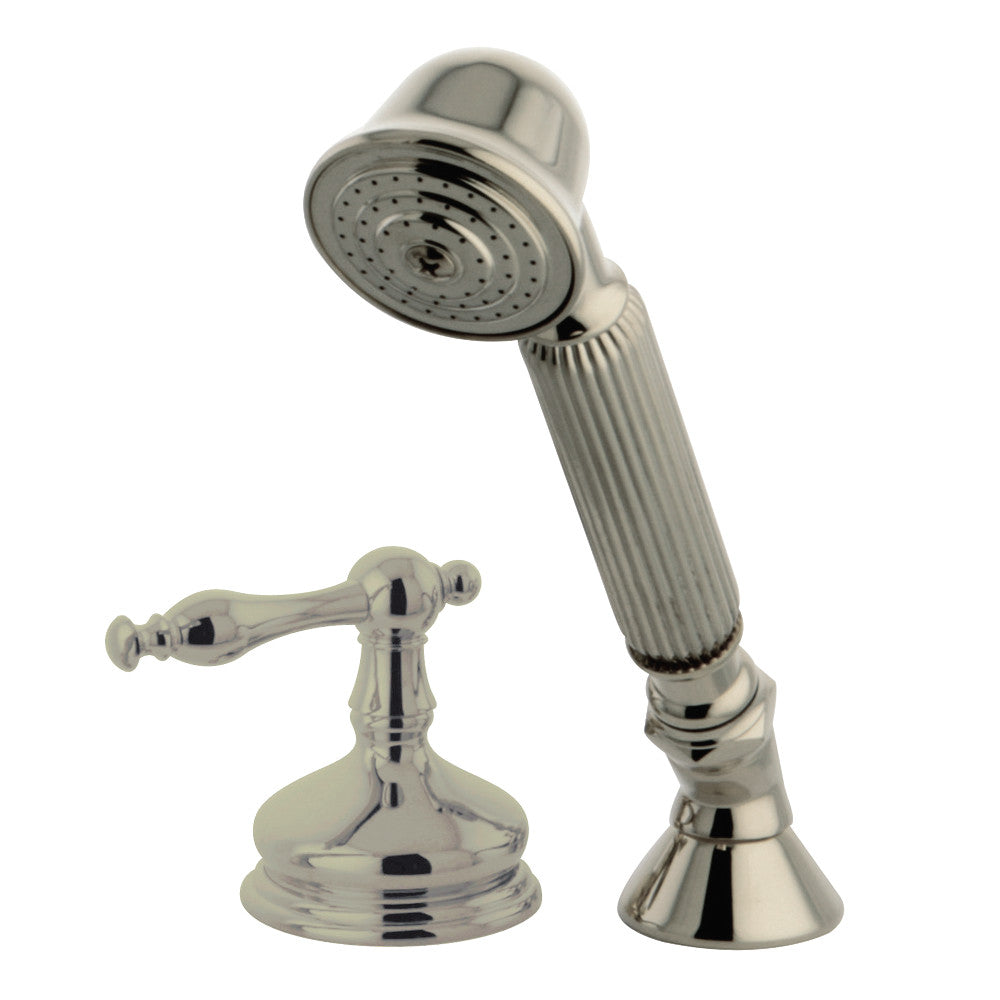 Kingston Brass Deck Mount Hand Shower with Diverter for Roman Tub Faucet