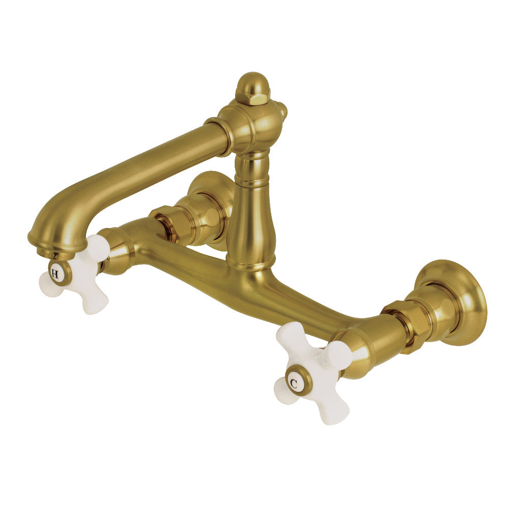Kingston Brass KS7243PX Wall Mount Bathroom Faucet