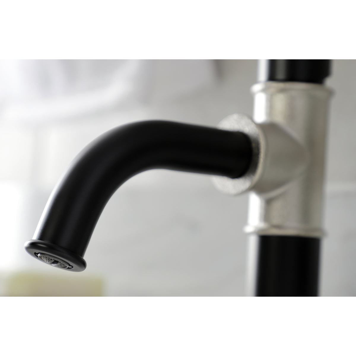 Kingston Brass KSD2828KL Whitaker Single-Handle Bathroom Faucet with Push Pop-Up