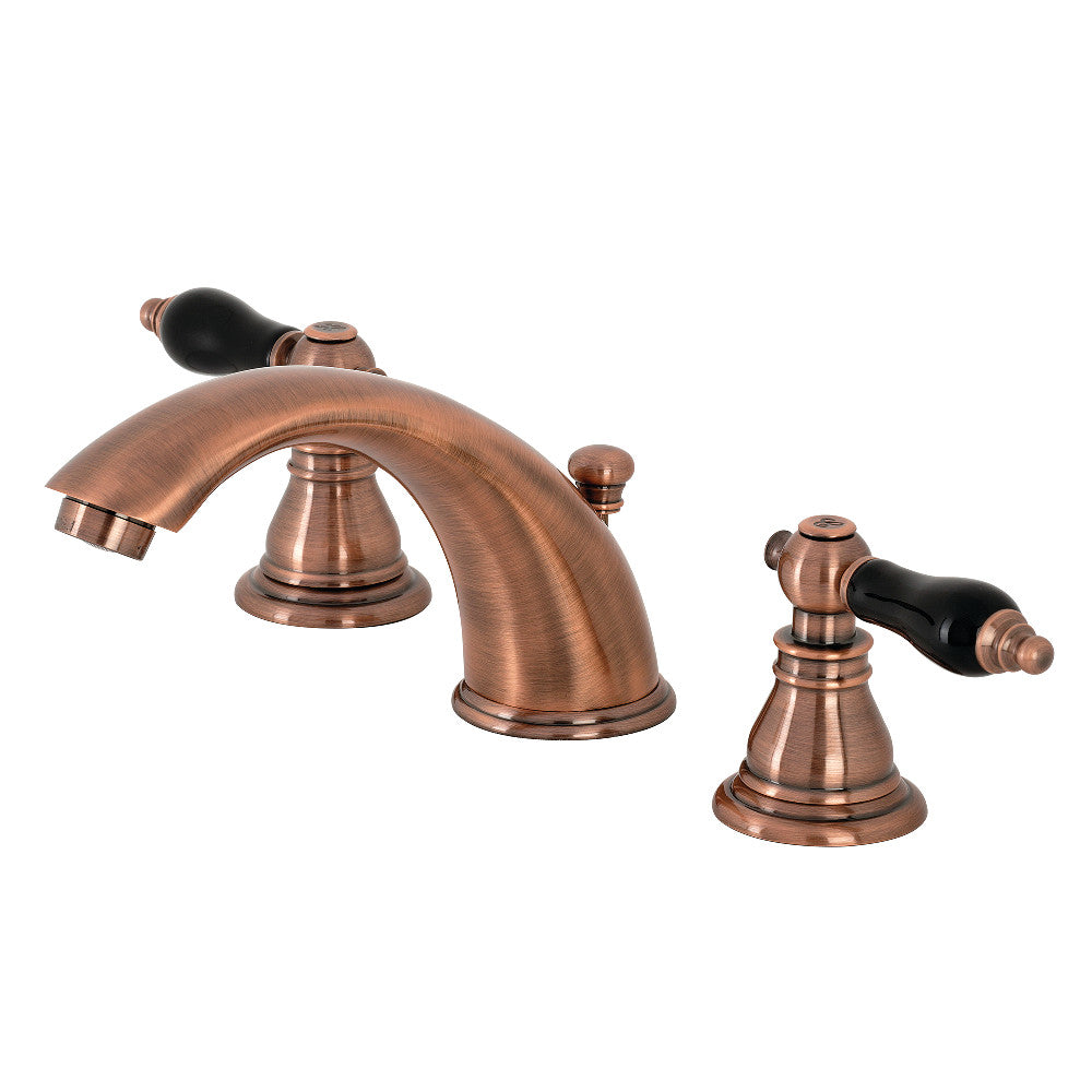Kingston Brass KB963AKL Duchess Widespread Bathroom Faucet with Plastic Pop-Up