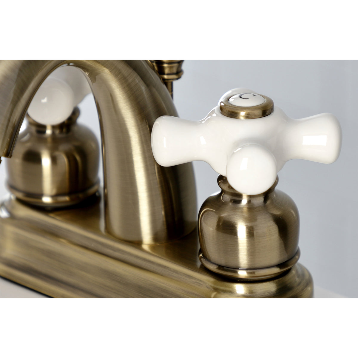 Kingston Brass KB5613PX Restoration 4 in. Centerset Bathroom Faucet