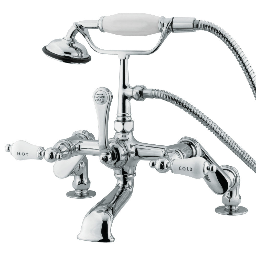 Vintage Adjustable Center Deck Mount Tub Faucet