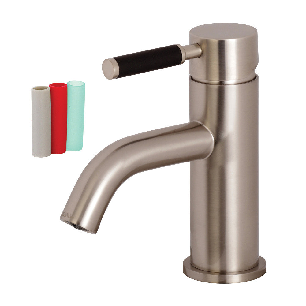 Fauceture LS8229DKL Kaiser Single-Handle Bathroom Faucet with Push Pop-Up