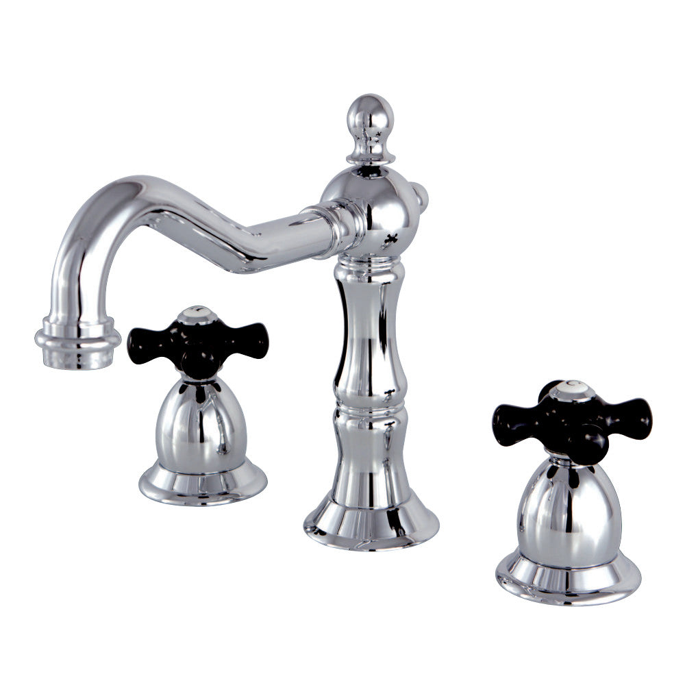 Kingston Brass KS1971PKX Duchess Widespread Bathroom Faucet with Brass Pop-Up