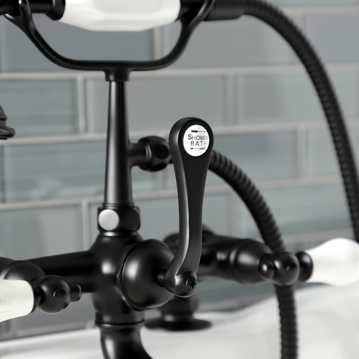 Vintage AE206T1 Vintage 7-Inch Tub Faucet with Hand Shower