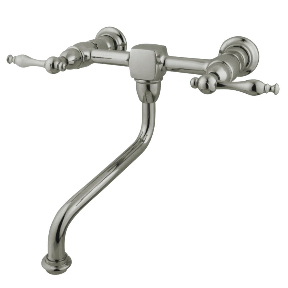 Kingston Brass KS1215NL Wall Mount Bathroom Faucet