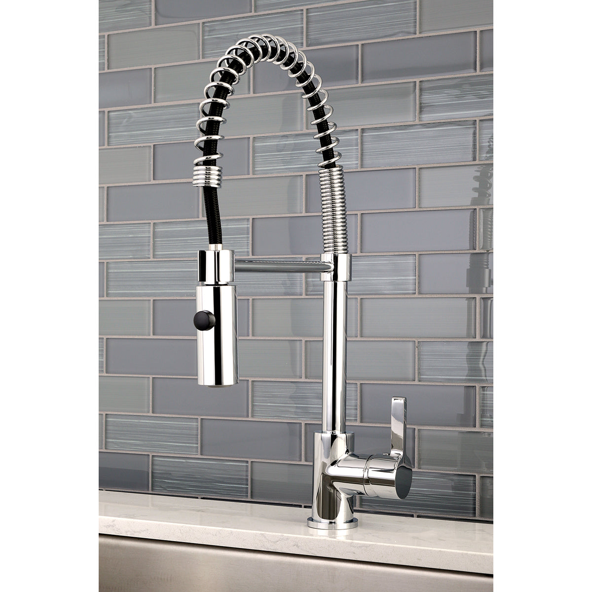 Gourmetier LS8777CTL Continental Single-Handle Pre-Rinse Kitchen Faucet