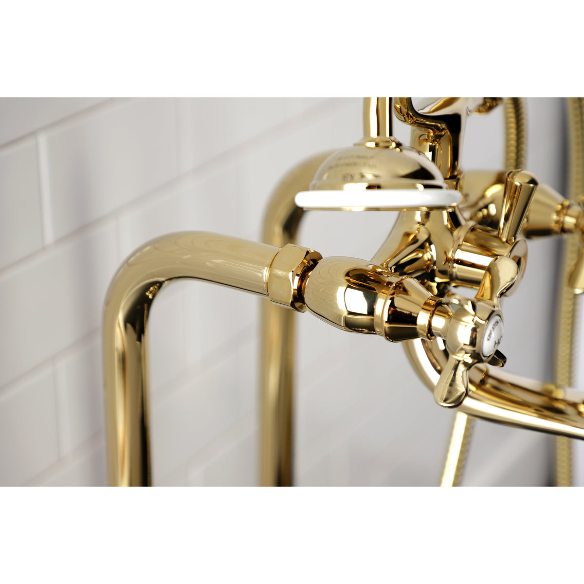 Essex Freestanding Clawfoot Tub Faucet Package with Supply Line