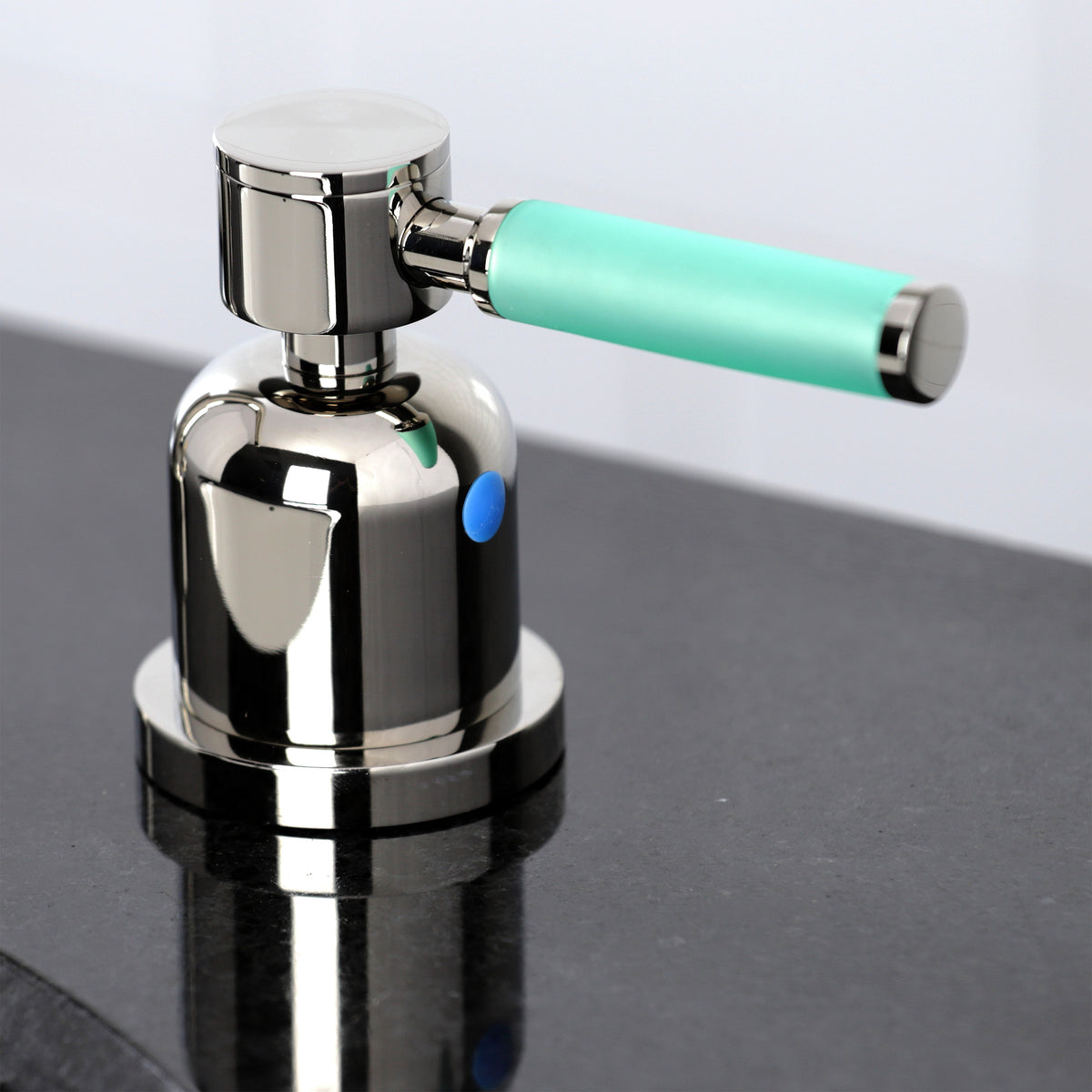 Kingston Brass FSC8930DKL Kaiser Widespread Bathroom Faucet with Brass Pop-Up