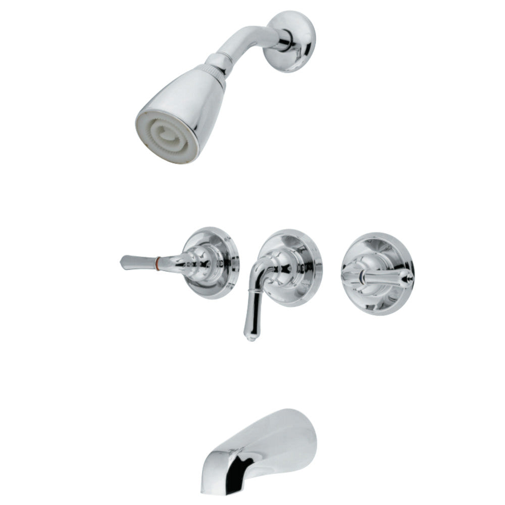 Water Saving Magellan 3-Handle Tub and Shower Faucet with Water Savings Showerhead