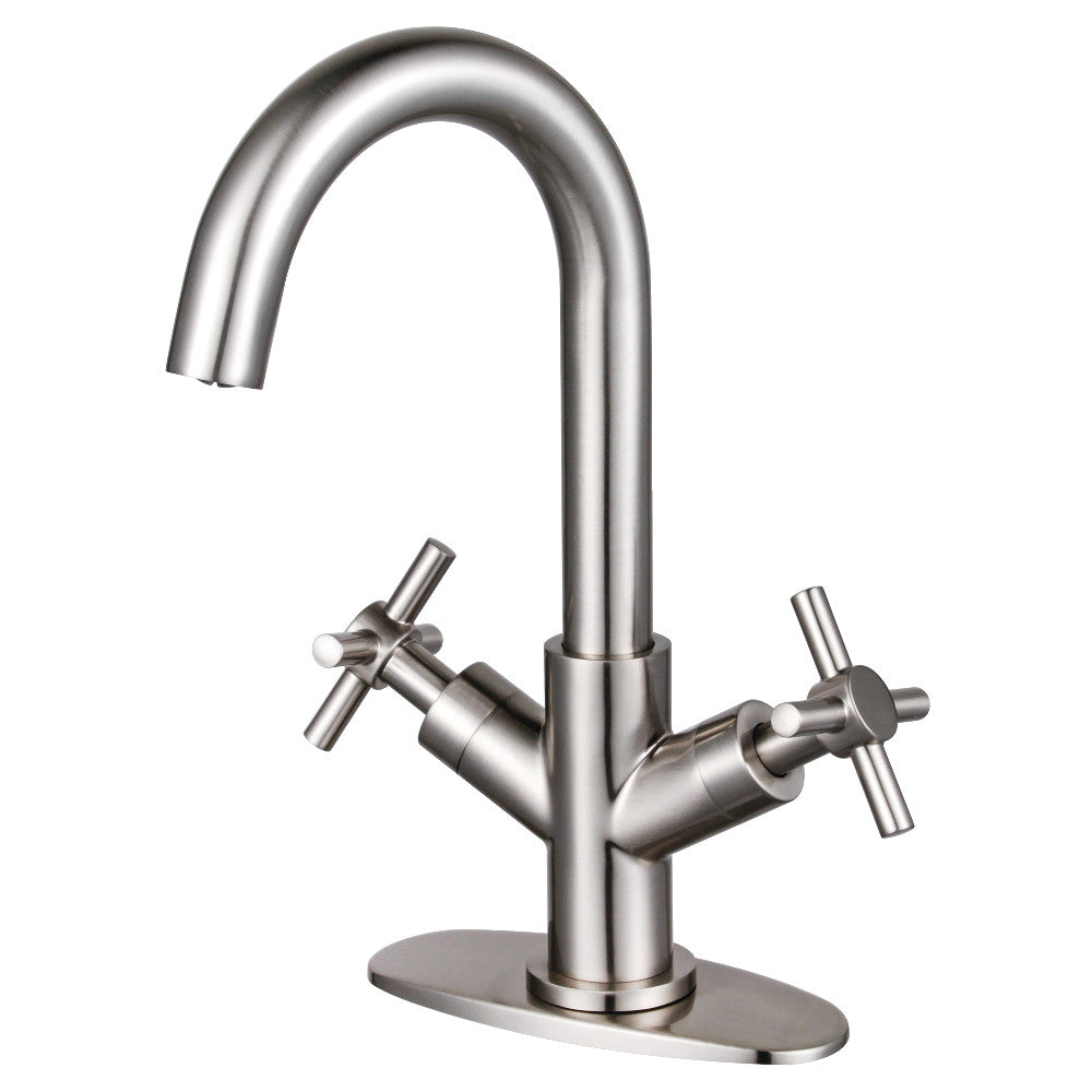 Fauceture LS8451JX Concord Two-Handle Bathroom Faucet with Push Pop-Up