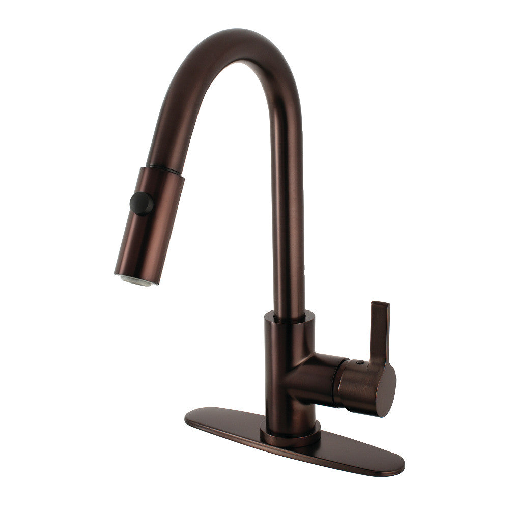 Gourmetier LS8783CTL Continental Single-Handle Pull-Down Kitchen Faucet