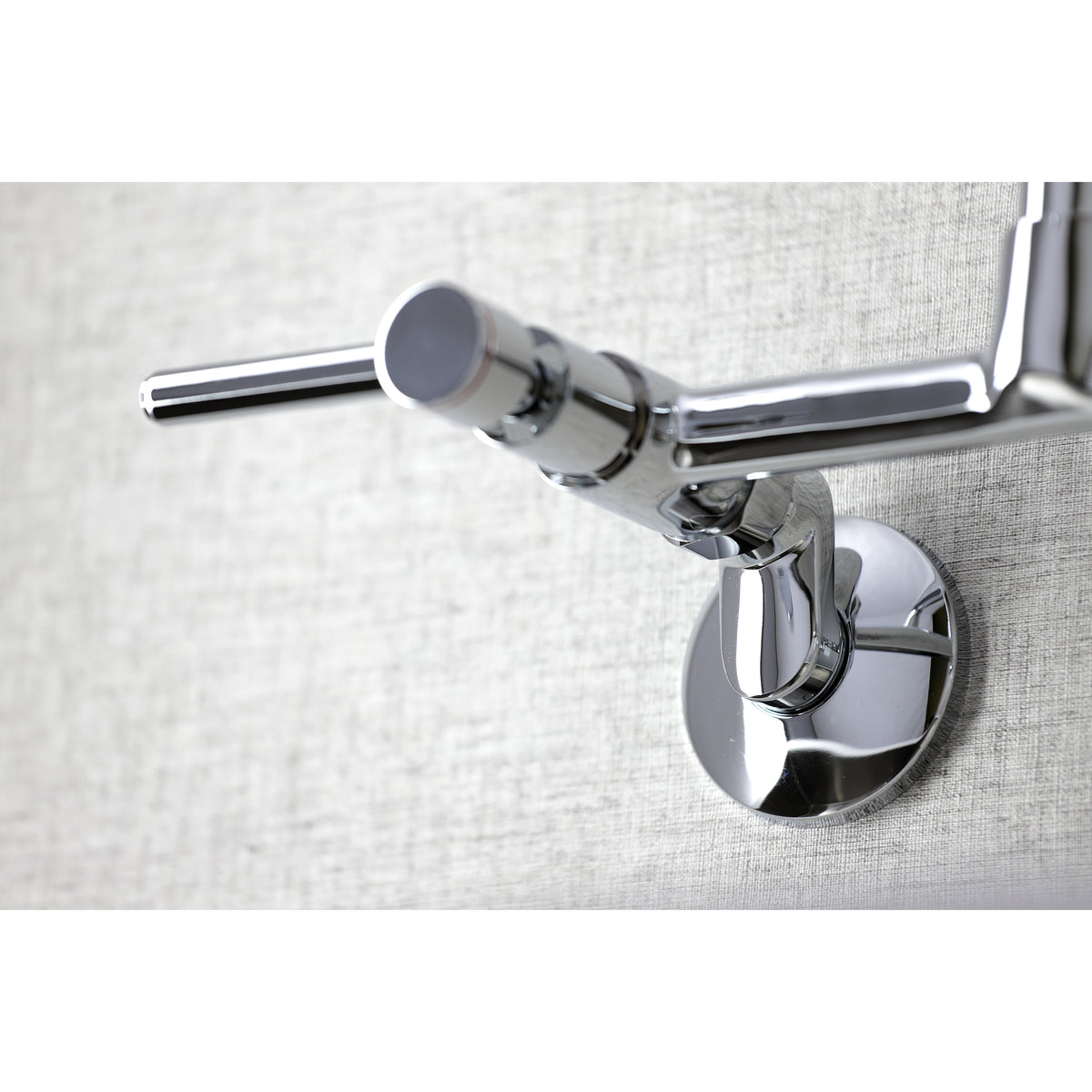 Kingston Brass KS823PN Concord Two-Handle Wall-Mount Kitchen Faucet