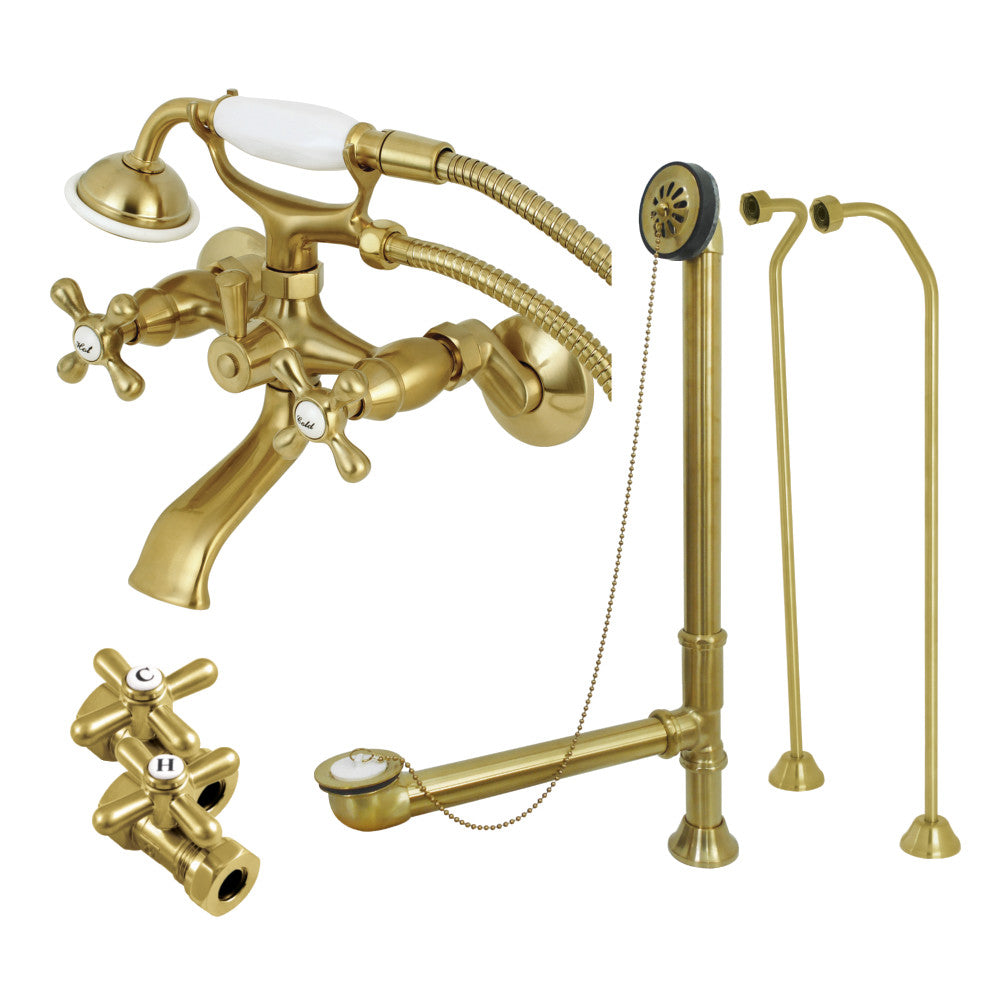 Vintage Wall Mount Clawfoot Faucet Package