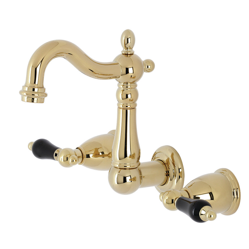 Kingston Brass KS1220PKL Duchess Two-Handle Wall Mount Bathroom Faucet