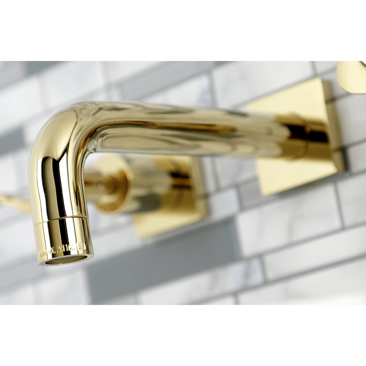 Kingston Brass KS6126DFL NuWave Two-Handle Wall Mount Bathroom Faucet