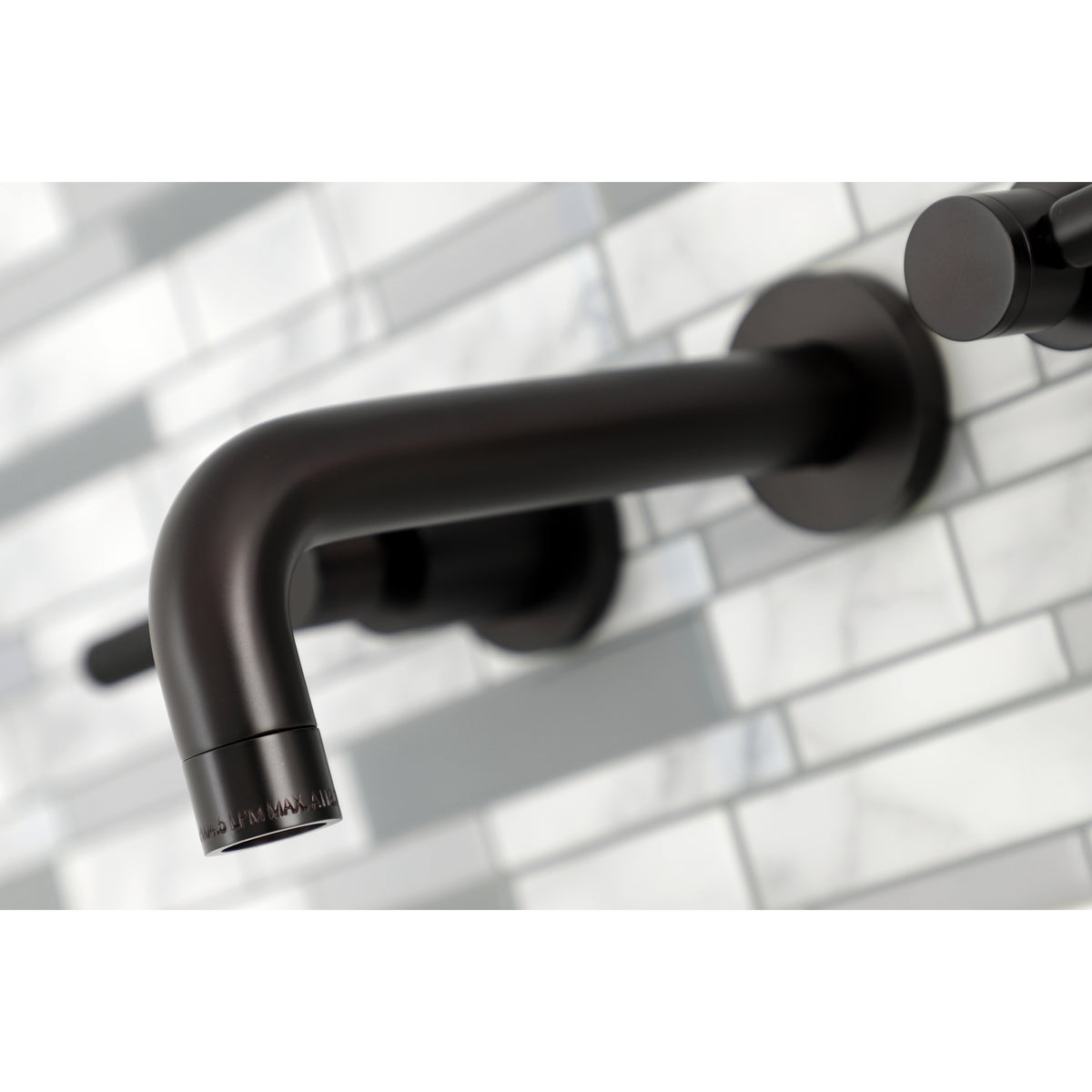 Kingston Brass KS8121DKL Kaiser 2-Handle Wall Mount Bathroom Faucet