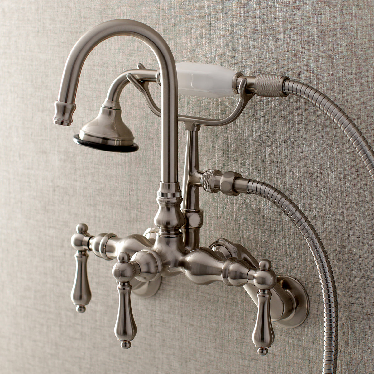 Aqua Vintage Wall Mount Clawfoot Tub Faucets