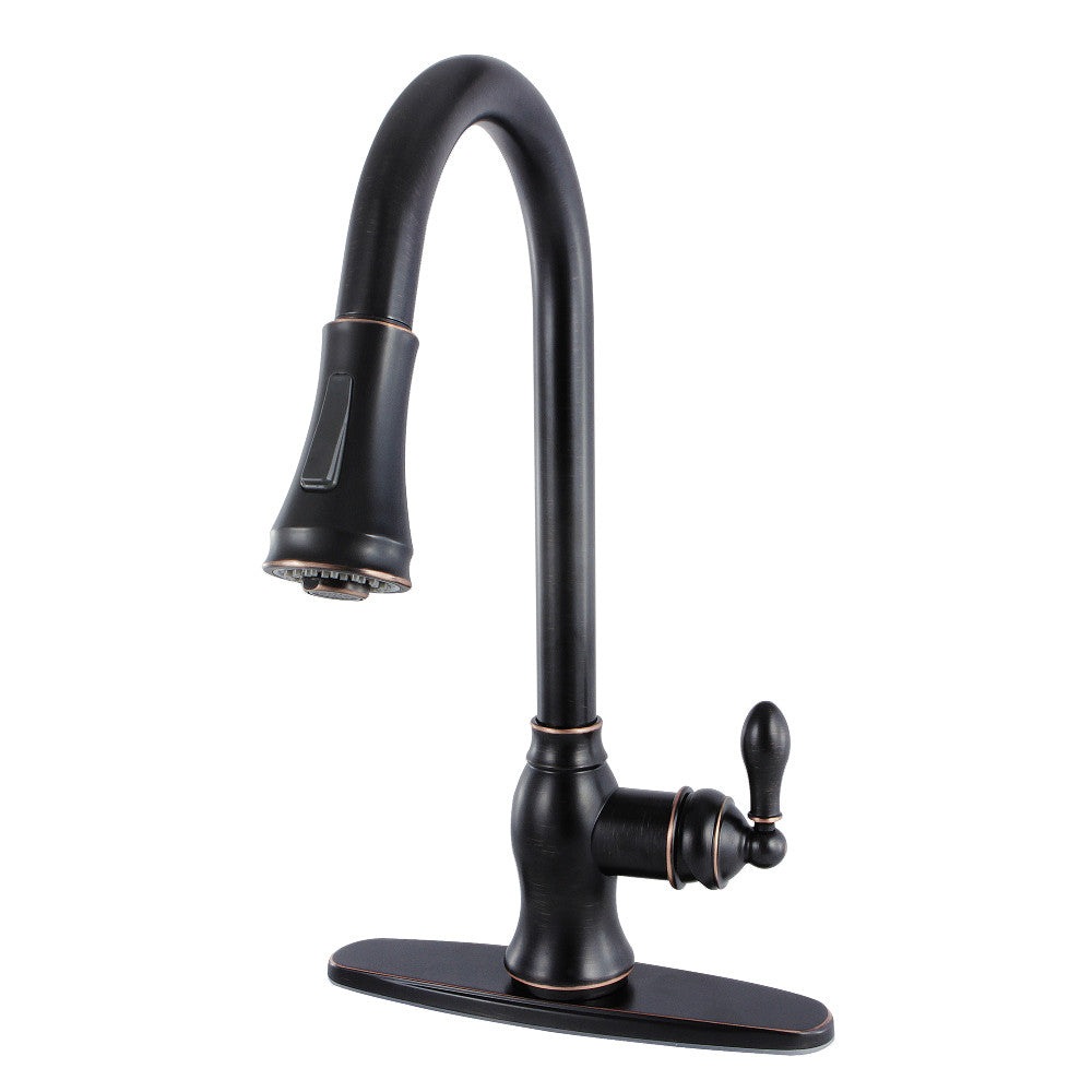 Gourmetier GSY7771ACL American Classic Single-Handle Pull-Down Sprayer Kitchen Faucet