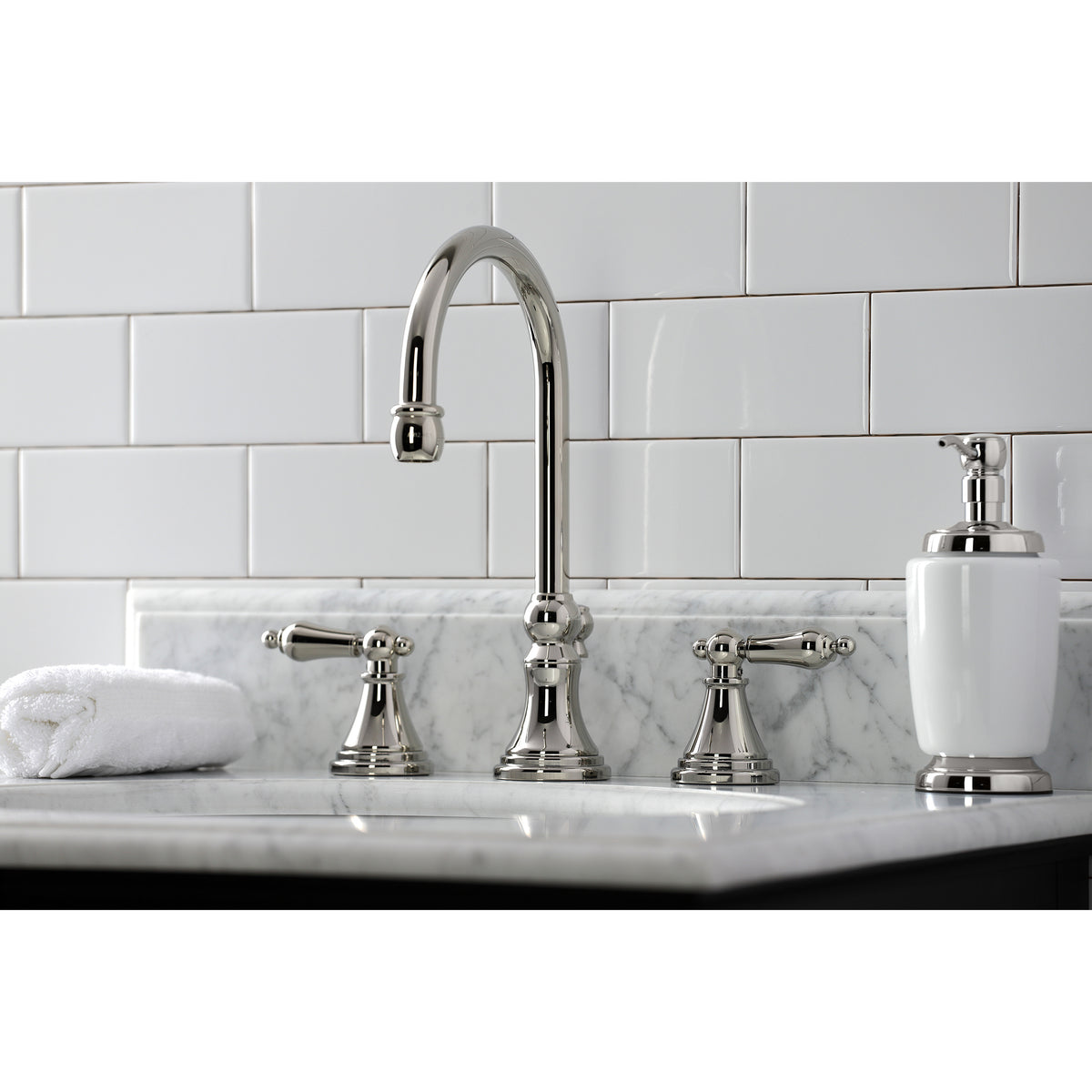 Kingston Brass KS2980AL Governor Widespread Bathroom Faucet