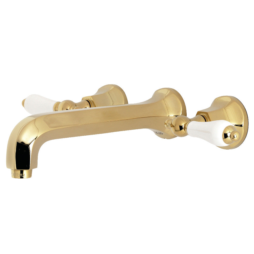 Kingston Brass KS4128PL Metropolitan 2-Handle Wall Mount Bathroom Faucet