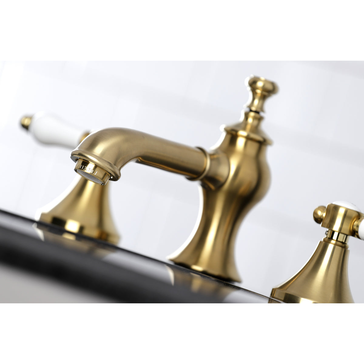 Kingston Brass KC7065BPL 8 in. Widespread Bathroom Faucet