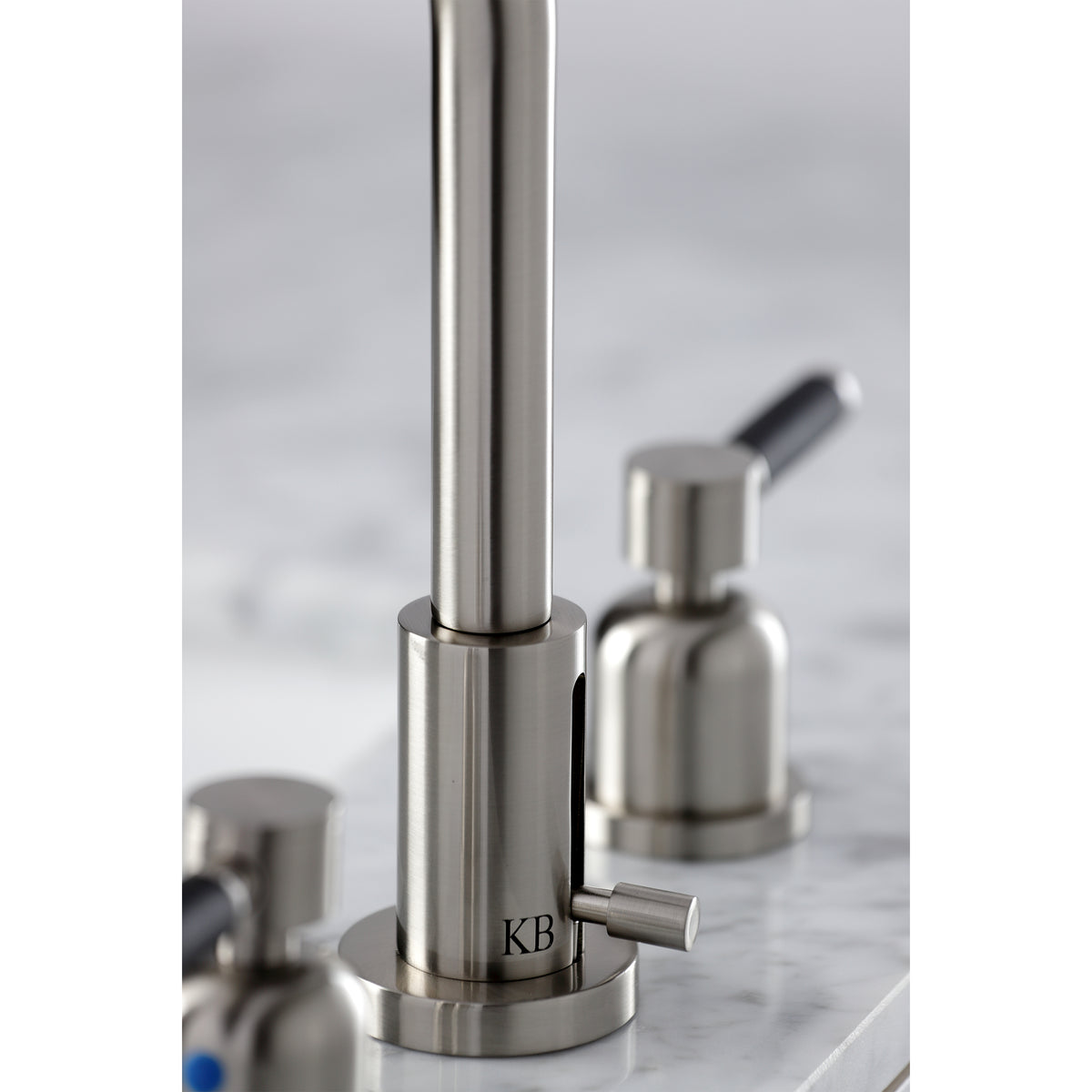 Kingston Brass FSC8930DKL Kaiser Widespread Bathroom Faucet with Brass Pop-Up