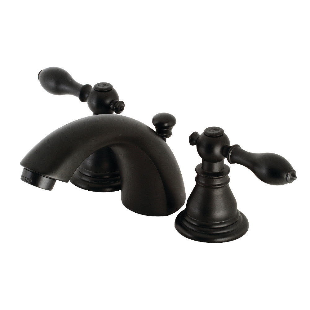 Kingston Brass KB958ACL American Classic Mini-Widespread Bathroom Faucet with Plastic Pop-Up