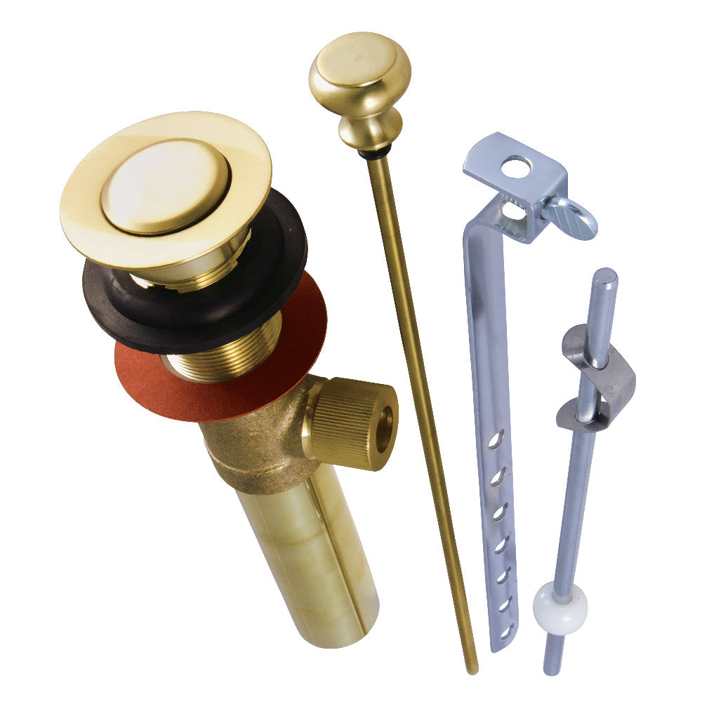 Kingston Brass Pop-Up Drain with Overflow, 22 Gauge