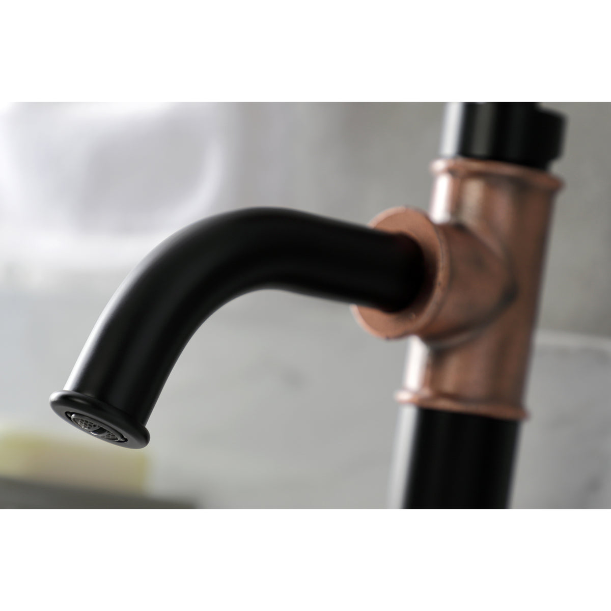 Kingston Brass KSD2828KL Whitaker Single-Handle Bathroom Faucet with Push Pop-Up