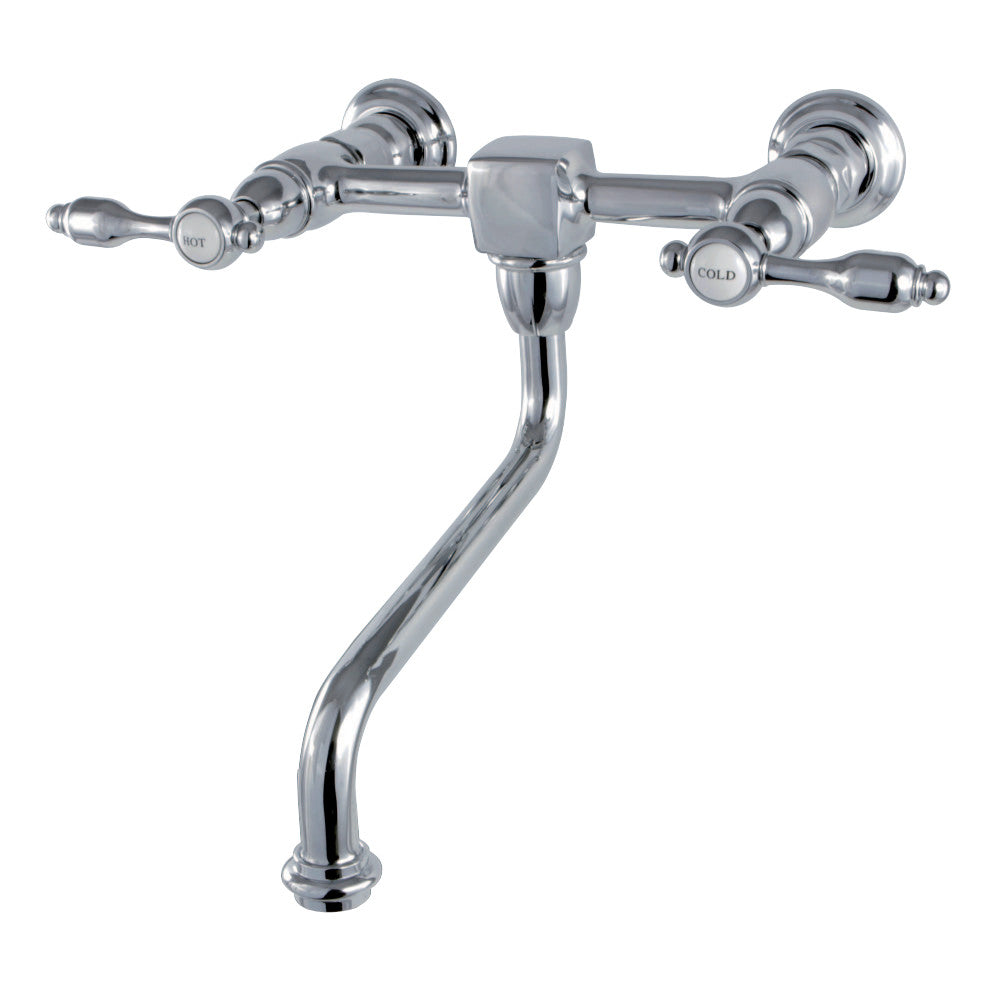 Kingston Brass KS1211TAL Tudor Wall Mount Bathroom Faucet