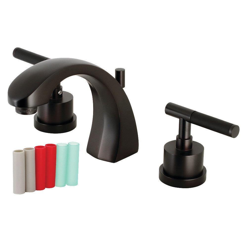 Kingston Brass KS4982CKL Kaiser Widespread Bathroom Faucet with Brass Pop-Up