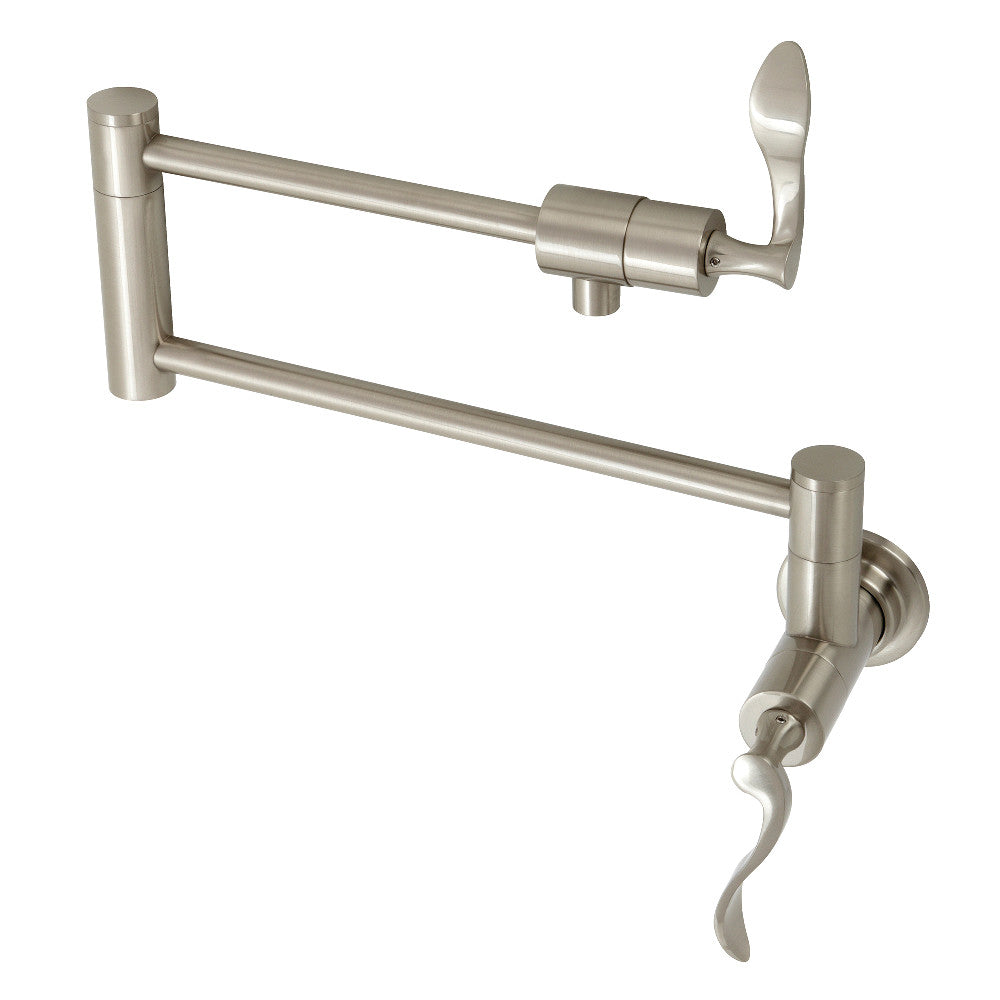 Kingston Brass KS4108CFL Century Wall Mount Pot Filler